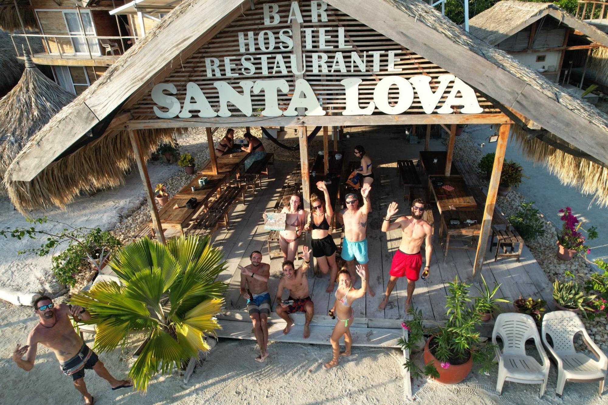 Santa Lova Eco-Hostel Isla Tintipan Tintipan Island Kültér fotó